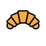 Croissant SVG Icon